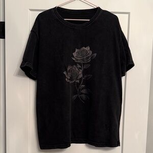 Rose Graphic oversized T-Shirt